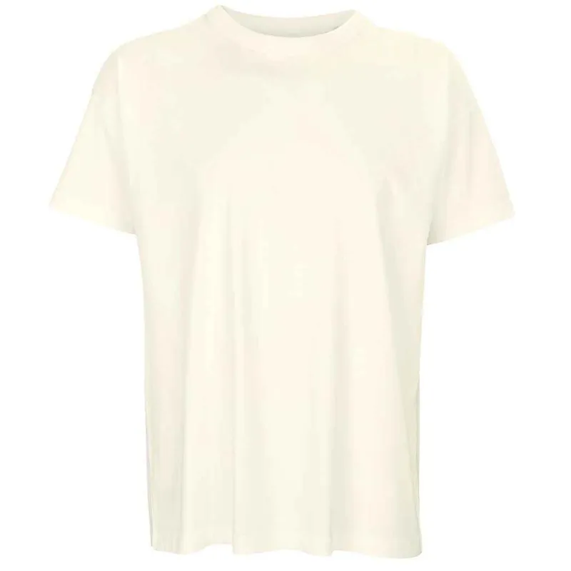 Sols Mens Boxy Organic Oversized T-Shirt (Off White) - Size 2xl