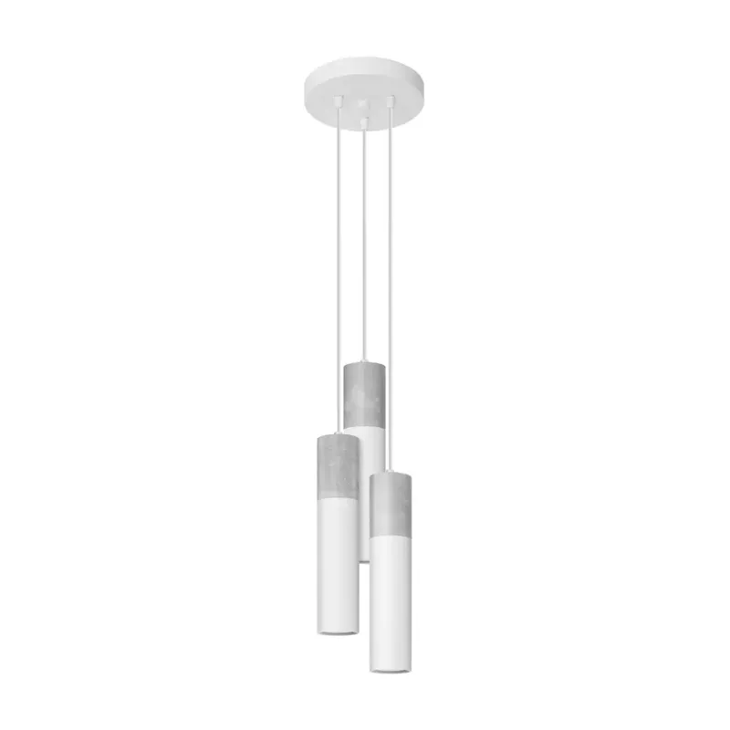 Hanging lamp Sollux Lighting Borgio 3P Blanc TU