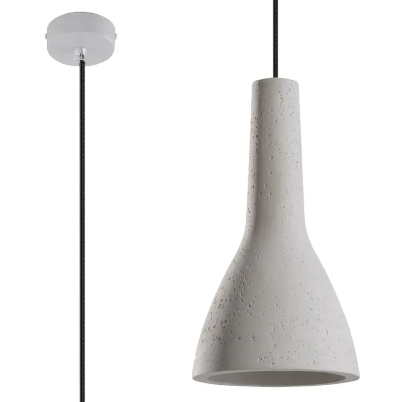 Hanging lamp Sollux Lighting Empoli Gris TU