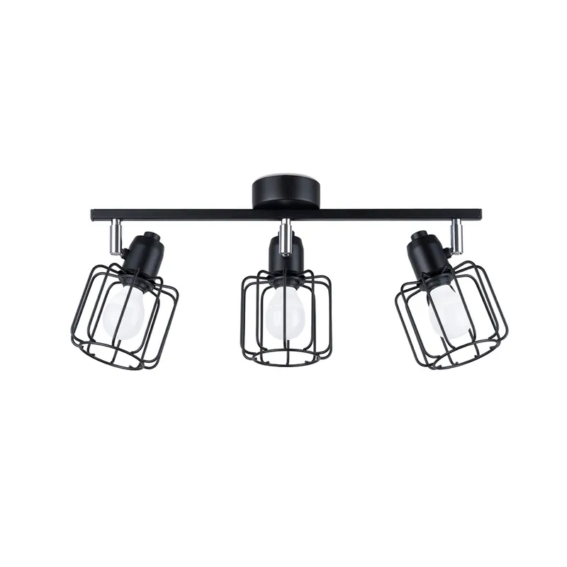 Sollux Beluci 3 Black ceiling lamp