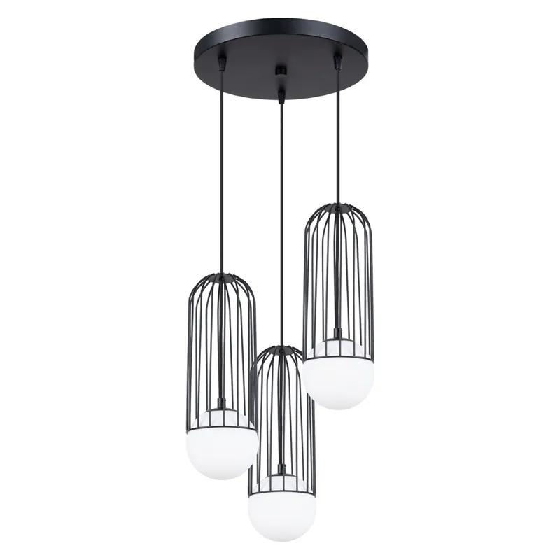 Sollux Pendant lamp Brina 3P black