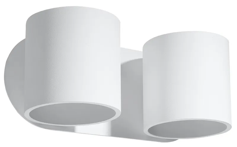 Sollux Orbis 2 White wall lamp