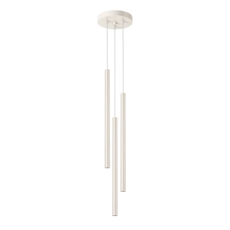 Sollux Lighting Pastelo Modern Cluster Drop Pendant Lamp 3 Light Beige