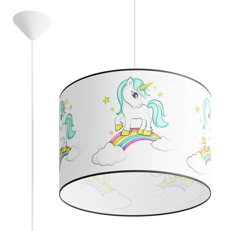 Sollux Lighting Unicorn Cylindrical Pendant Ceiling Light 40cm