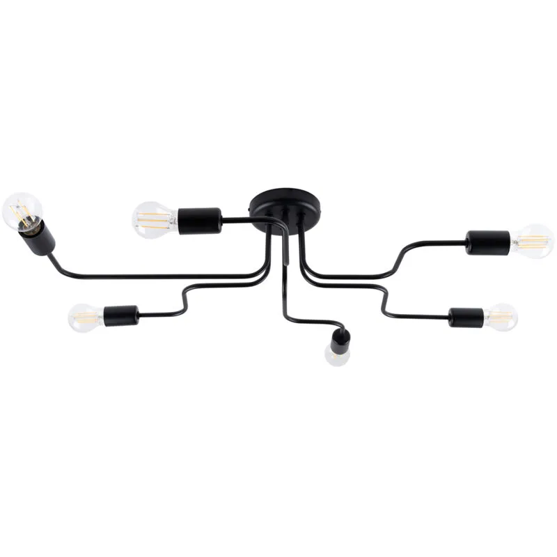 Sollux Chandelier vector 6 black