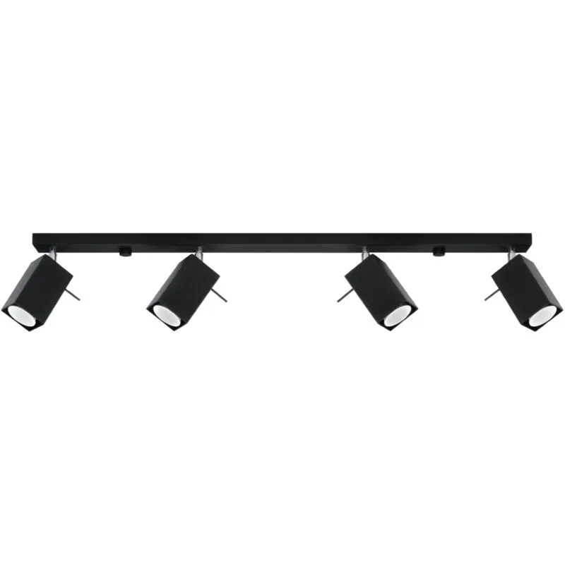 Sollux Merida 4L black ceiling lamp