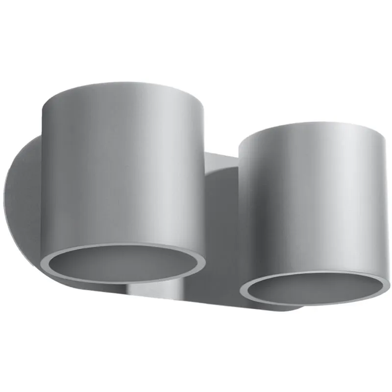 Sollux Orbis 2 gray wall lamp