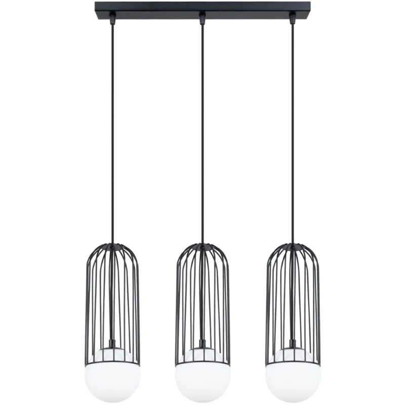 Sollux Pendant lamp brina 3L black