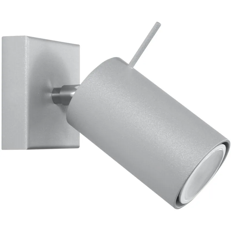 Sollux Ring 1 gray wall lamp