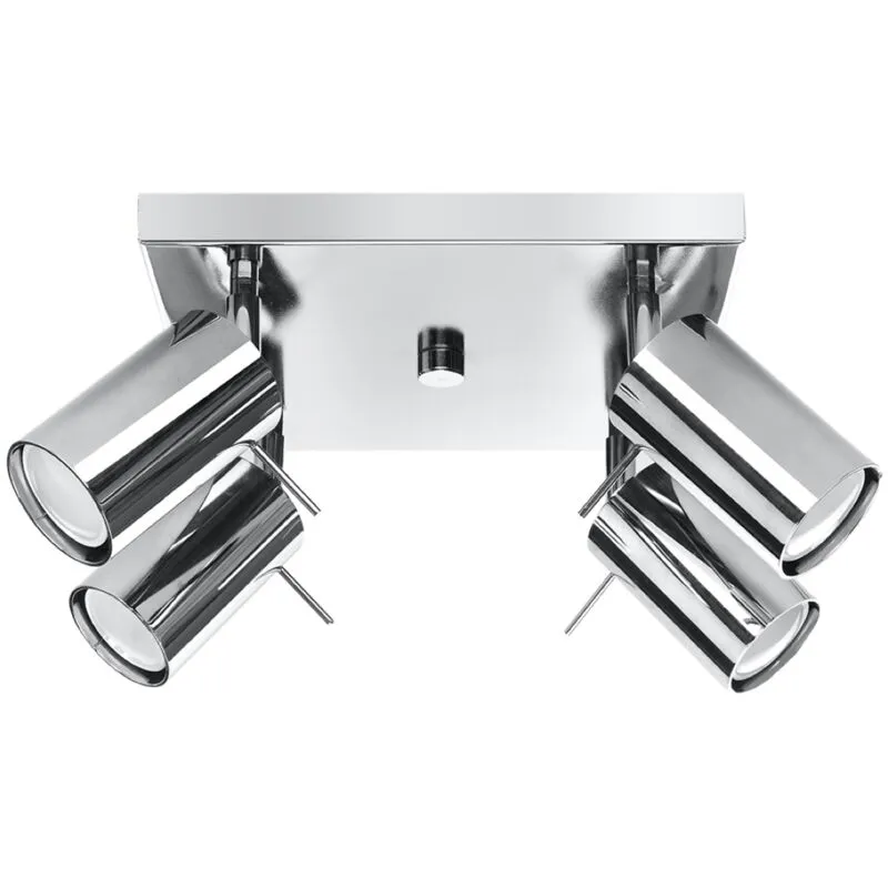 Sollux Ring 4 chrome ceiling lamp