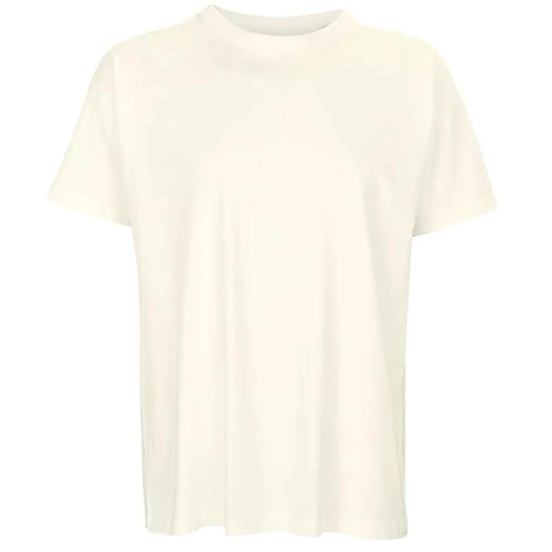 Sols Mens Boxy Organic Oversized T-Shirt (Off White) - Size Medium