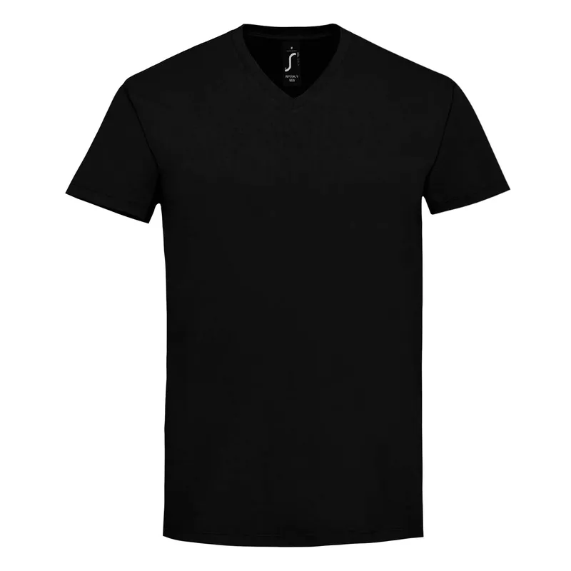 Sols Mens Imperial V Neck T-Shirt (Deep Black) - Size 2xl
