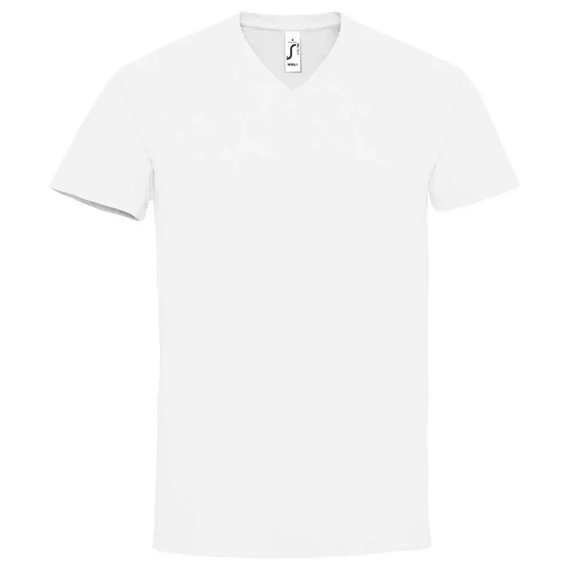 Sols Mens Imperial V Neck T-Shirt (White) - Size Small