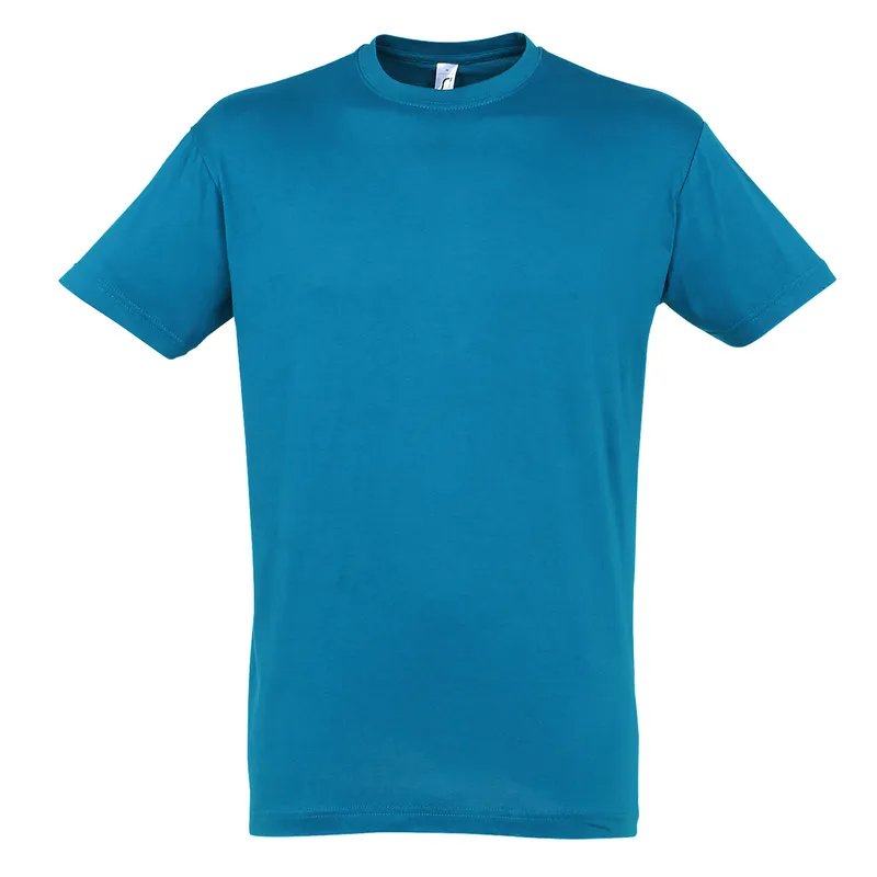 Sols Mens Regent Short Sleeve T-Shirt (Blue Atoll) Cotton - Size X-Small