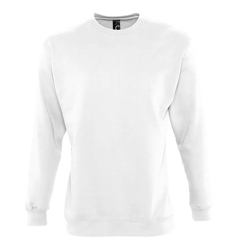 Sols Mens Unisex Supreme Sweatshirt (White) - Size Medium