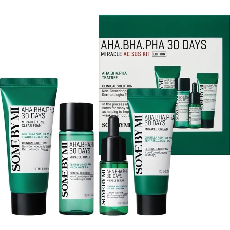Some By Mi 4 Piece 30 Days Aha Bha Pha Miracle AC Sos Kit