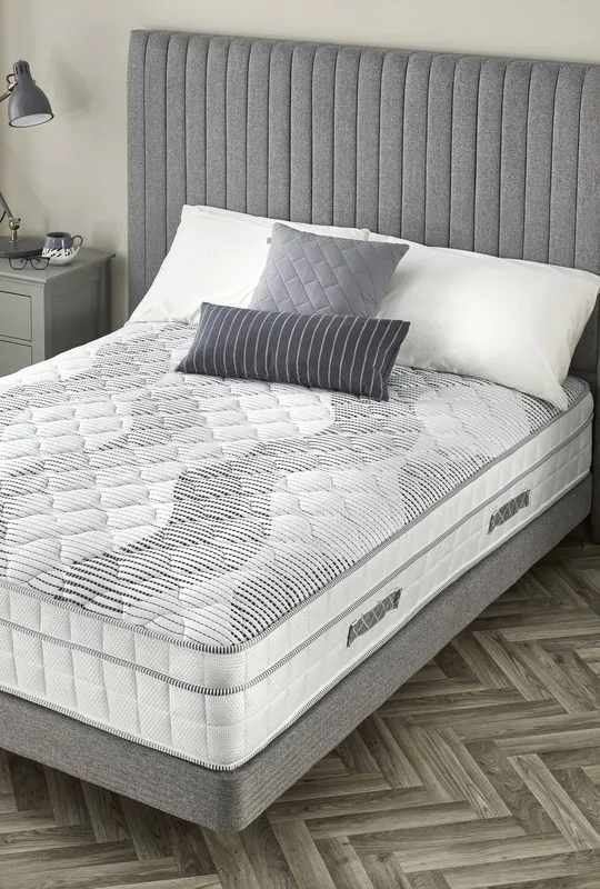 Somnior Pocket Spring Memory Foam Mattress 2FT6 Small Single, Medium Firm in White Size: Small Single White Small Single