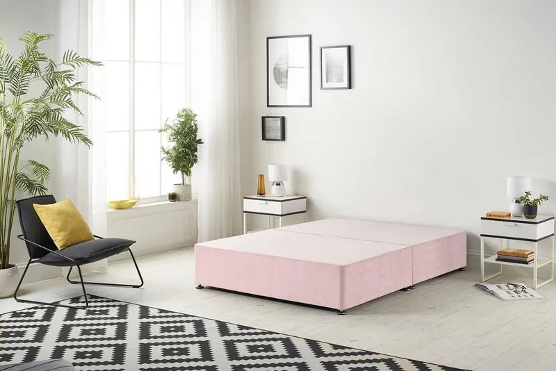 Somnior Ziggy Platform Bed Base in Pink Size: Single - Pink - Size: Single