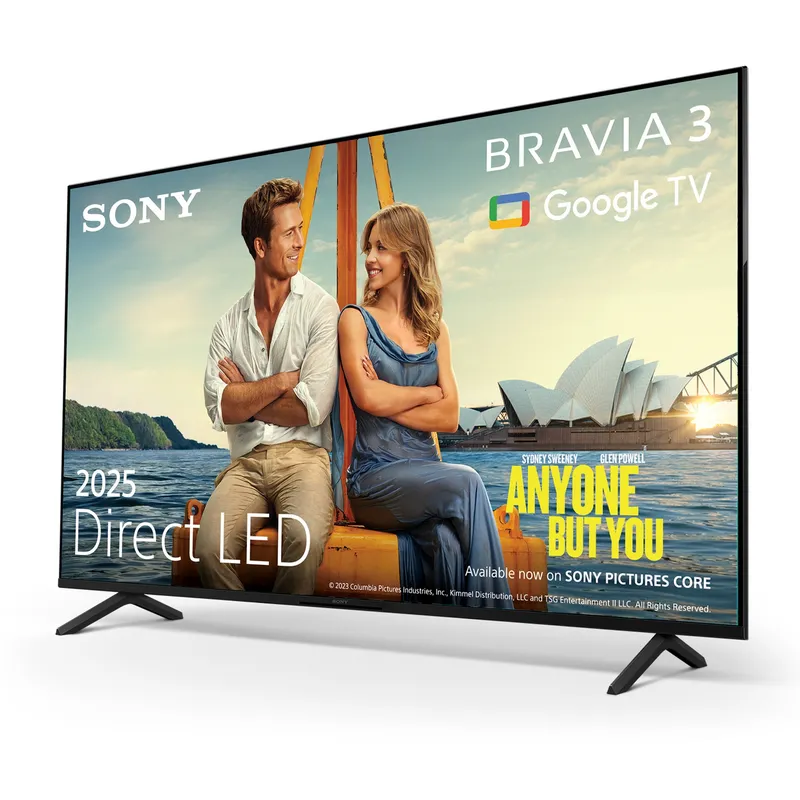 Sony K65S38B 2025 65" 4K Bravia 3 LED Hdr Smart TV - Black