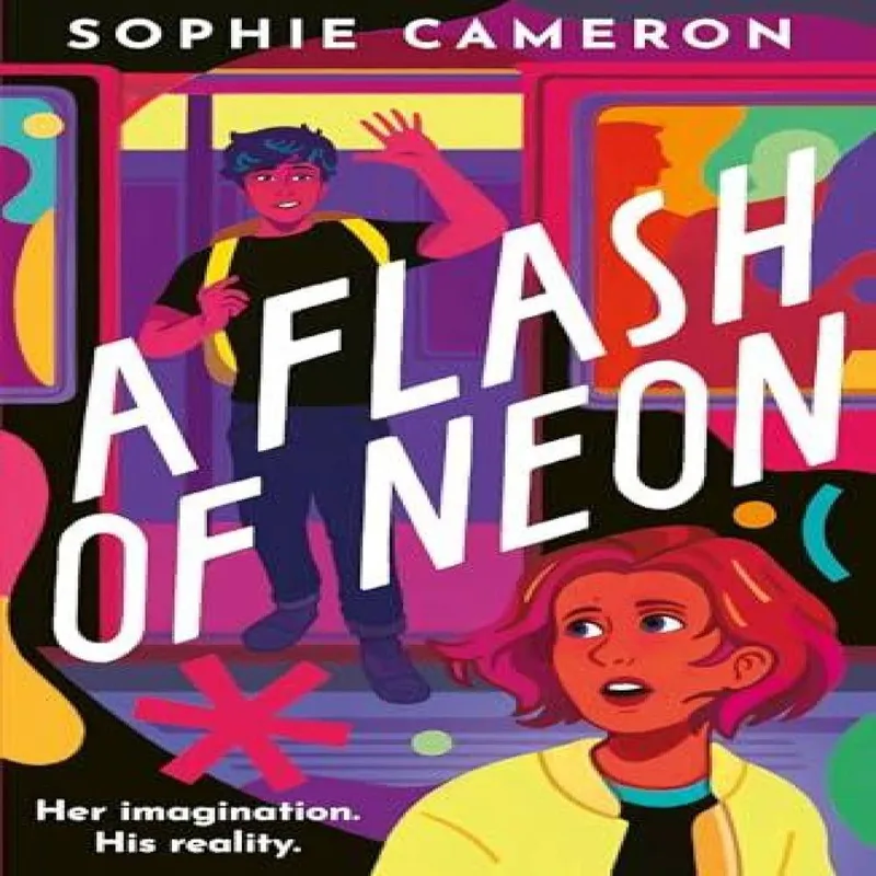 Sophie Cameron Flash of Neon Paperback Book Multicolor
