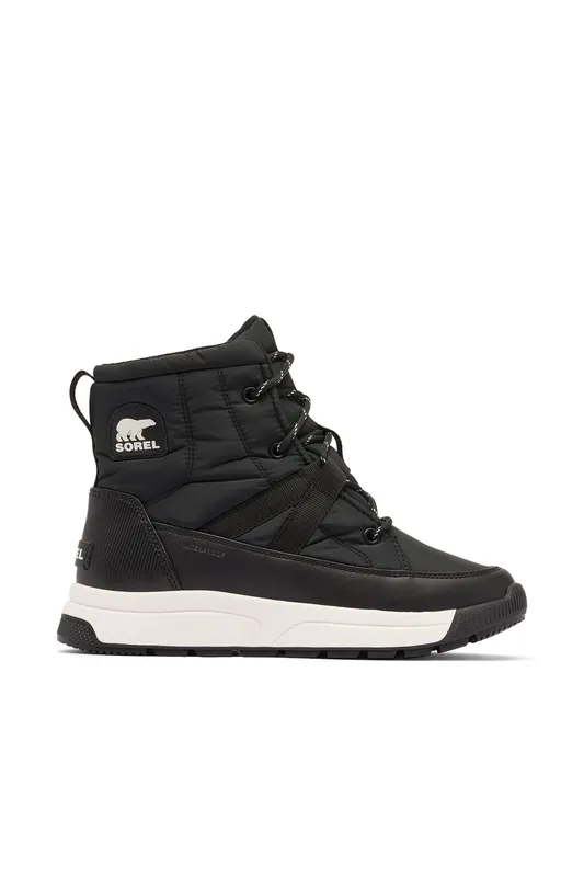 Sorel Women's Whitney Iii Mid Boot Black, Sea Salt in Black Size: 6 Black 6