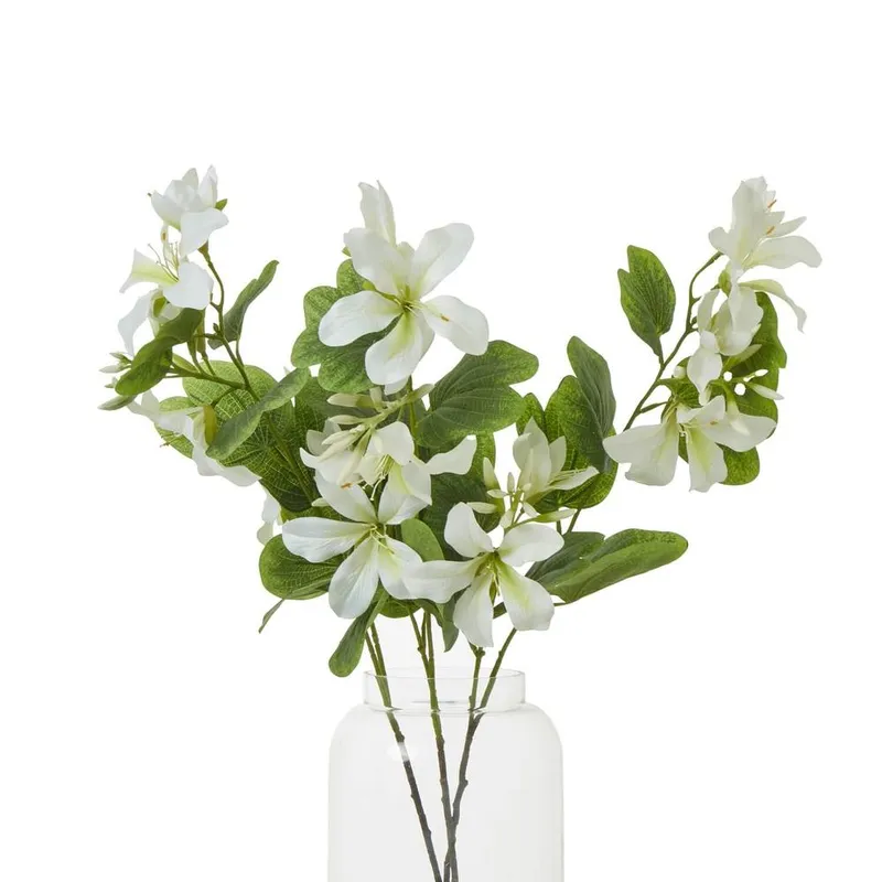 Sostter Cream Orchid Mist Faux Flower Stem Cream