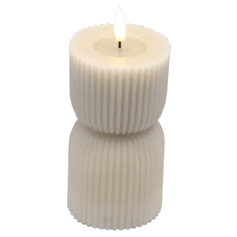 Sostter Natural Stone Glow LED Candle - Natural - Size: One Size
