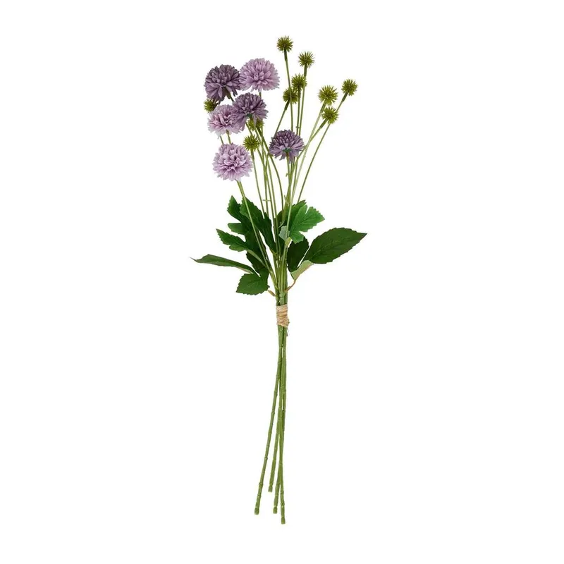 Sostter Unisex Purple Chrysanthemum Faux Flower Bouquet in Green Green One Size female