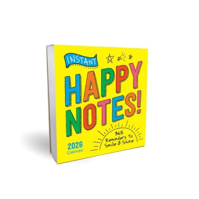Sourcebooks, Inc 2026 Instant Happy Notes Boxed Calendar : 365 Reminders To Smile And Shine!