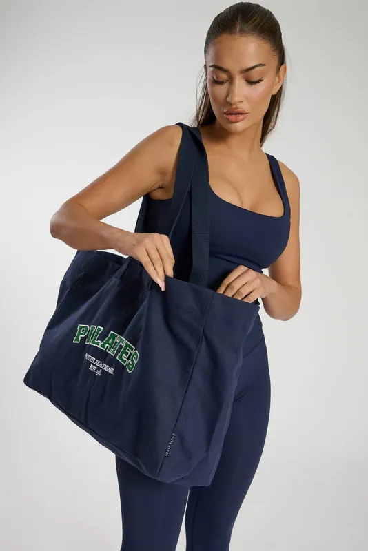 South Beach Women's Pilates Tote Bag in Navy Navy