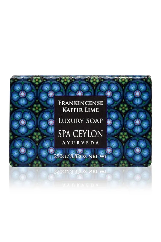 Spa Ceylon Unisex Frankincense Kaffir Lime Luxury Soap -250g in White Size: 250g Off White female