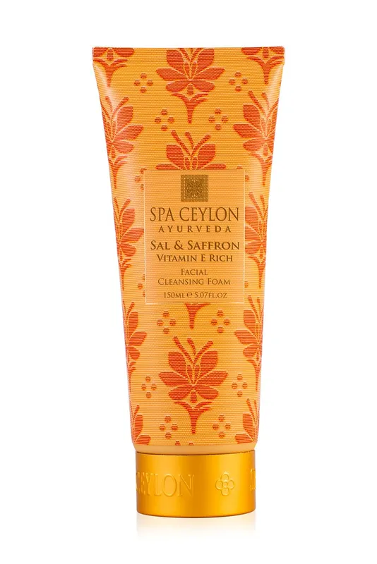 Spa Ceylon Sal & Saffron - Vitamin E Rich - Facial Cleansing Foam 150ml in Off White - Off White