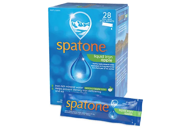 Spatone Apple Liquid Supplement with Vitamin C Sachets Pack of 28