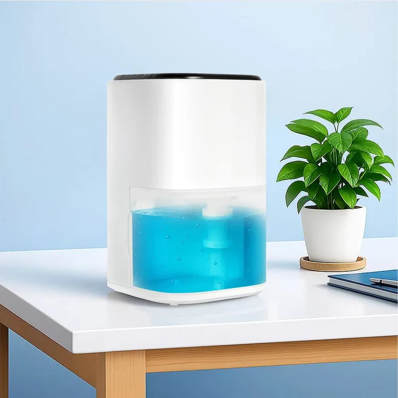 Spector 2L Compactible Electric Dehumidifier with LED Light Timer in White White