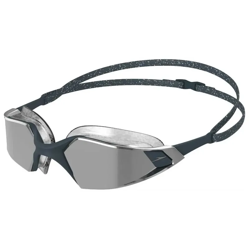 Speedo Aquapulse Pro Mirror Swimming Goggles Oxid Grey / Silver / Chrome One Size Men,Women