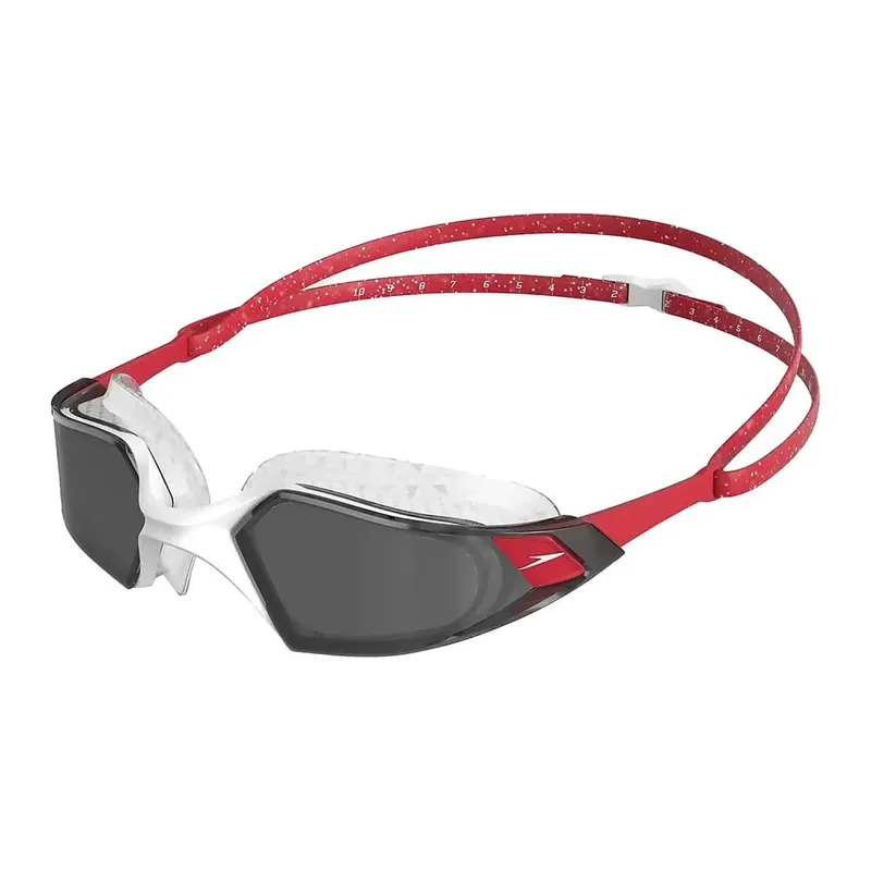 Speedo Aquapulse Pro Swimming Goggles Fed Red / White / Light Smoke One Size Men,Women