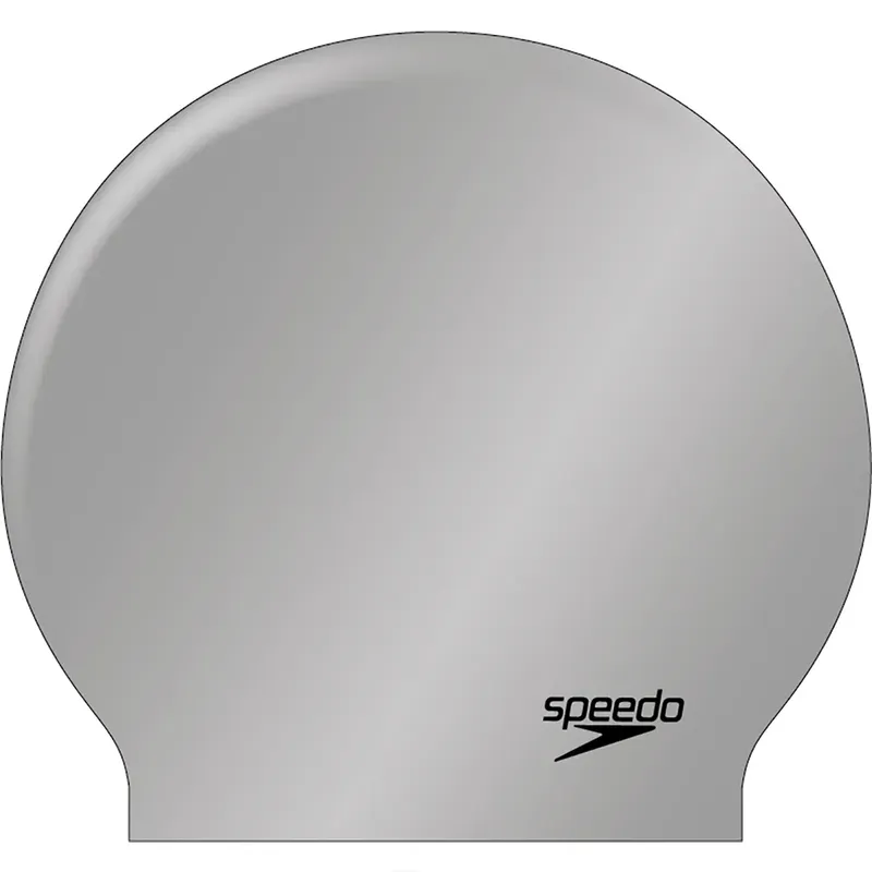Speedo Biofuse Swimming Cap Silver L unisex