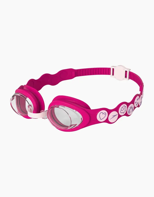 Speedo Childrens/Kids 2024 Spotted Swimming Goggles - Pink - Size: One size