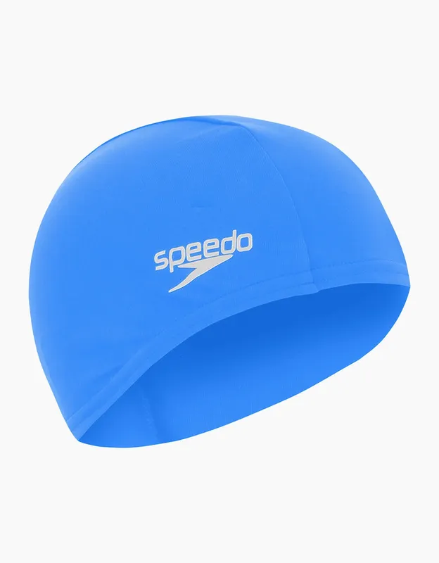 Speedo Childrens/Kids Polyester Swim Cap - Blue - Size: One size