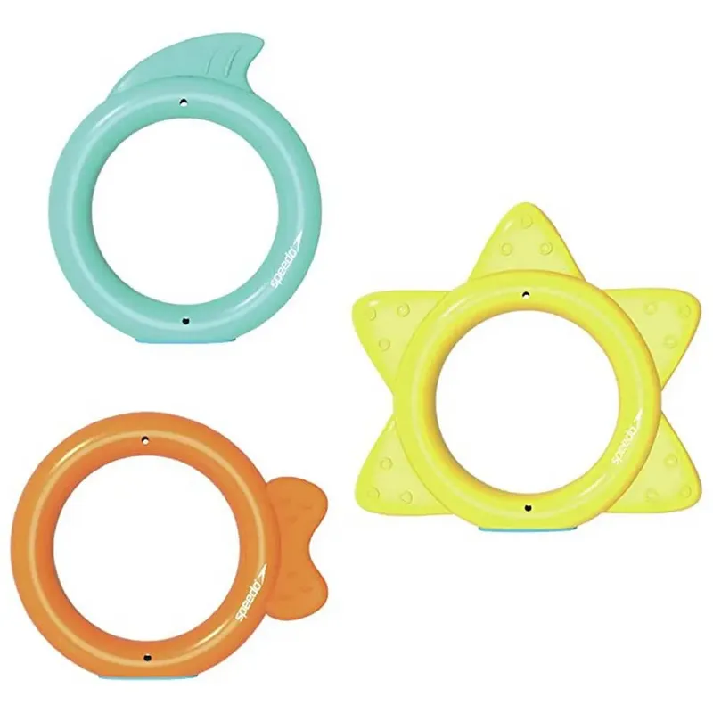 Speedo Dive Submersible Rings Blue / Yellow / Orange One Size unisex