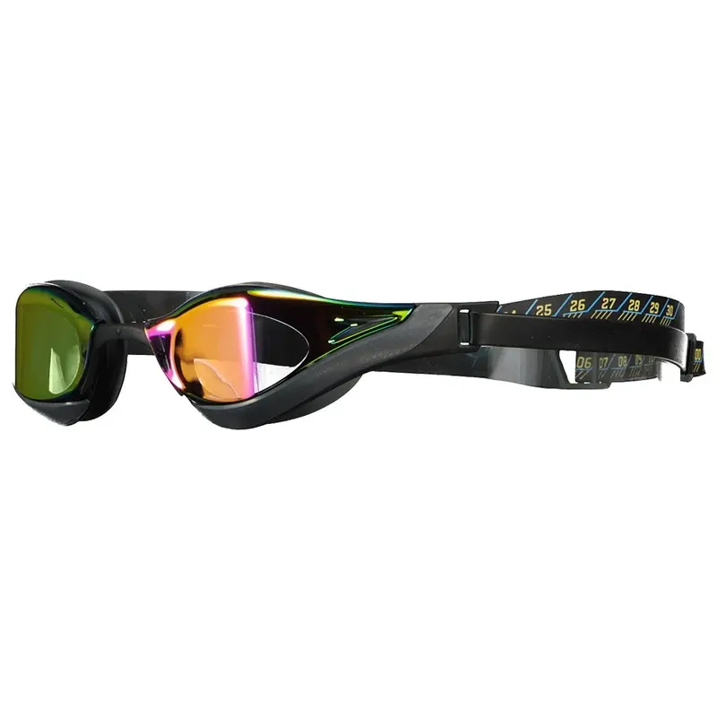 Speedo Fastskin Pure Focus Mirror Swimming Goggles Black / Cool Grey / Ruby One Size Men,Women