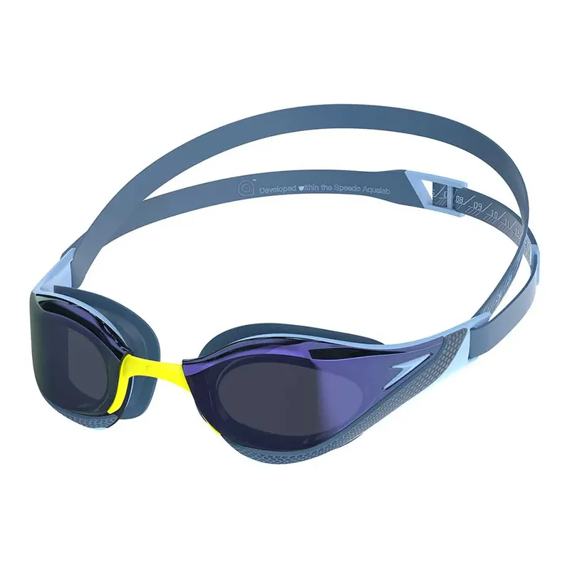 Speedo Fastskin Pure Focus Mirror Swimming Goggles Sugar Blue / Smoke / Iris Mirror One Size Men,Women