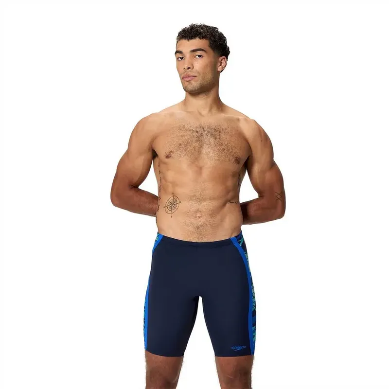 Speedo Hyperboom Splice Jammer Peacoat / Deep Sapphire UK 34 Men