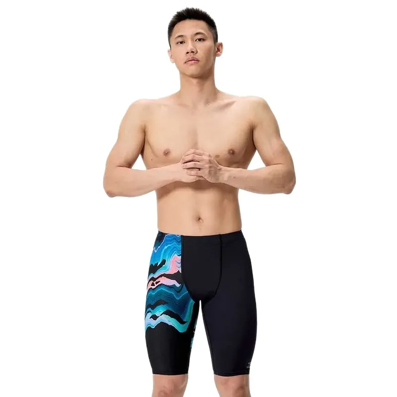 Speedo Placement Printed Jammer Canyon Ombre / Black UK 32 Men