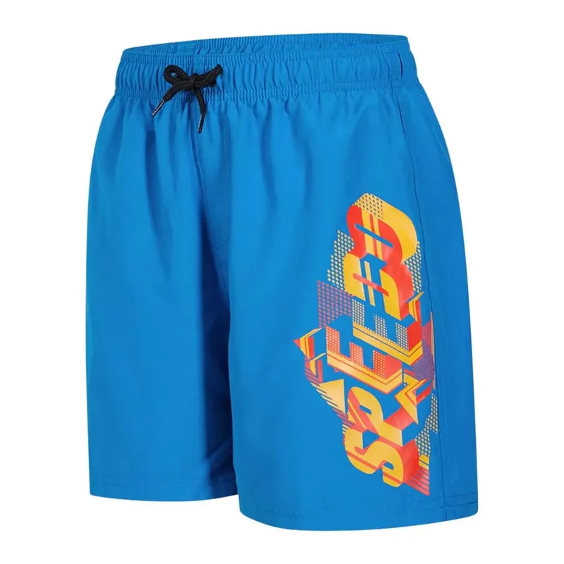 Speedo Printed Leisure 15´´ Swimming Shorts Blue / Blue 6-7 Years Boys