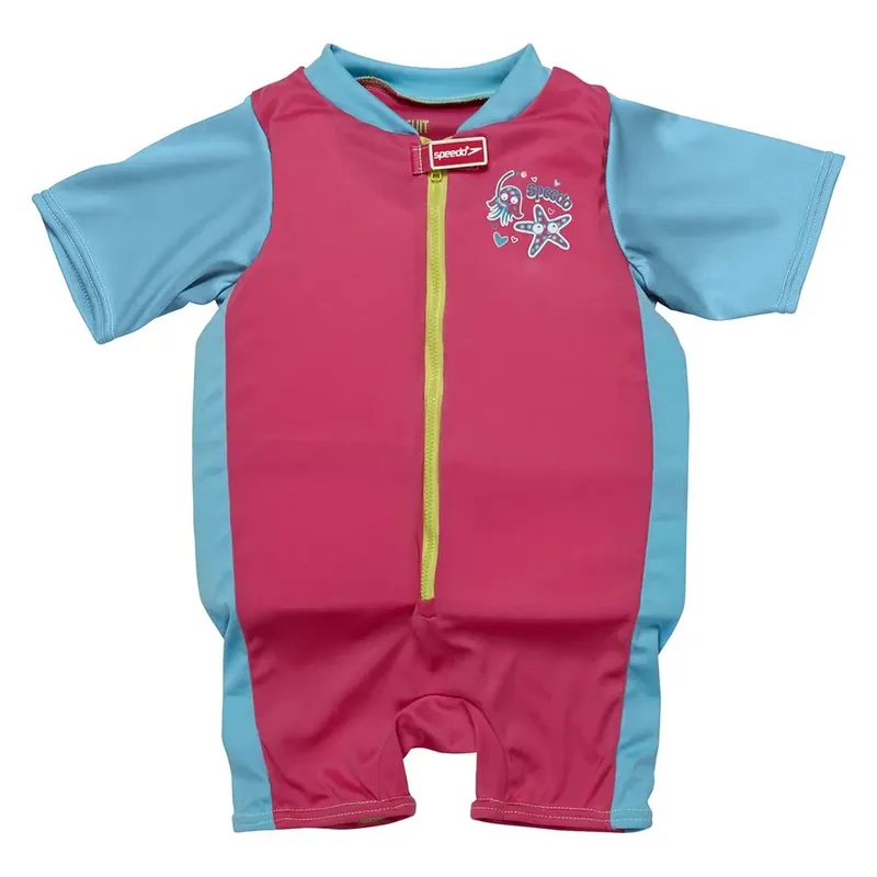 Speedo Sea Squad Floatsuit Pink / Blue 3-4 Years unisex
