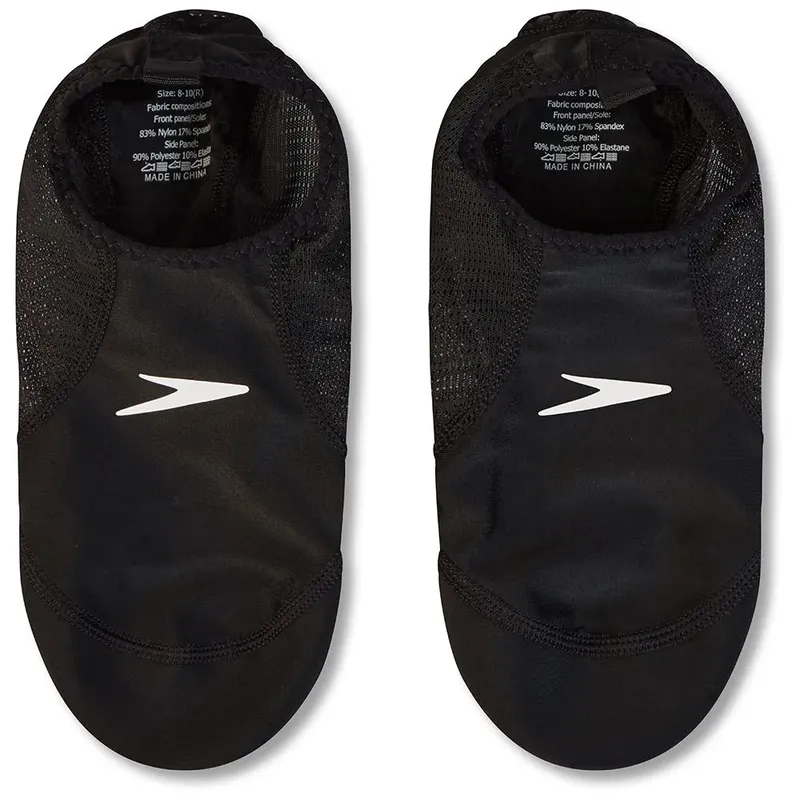 Speedo Swimming Socks Black UK 11-12 male