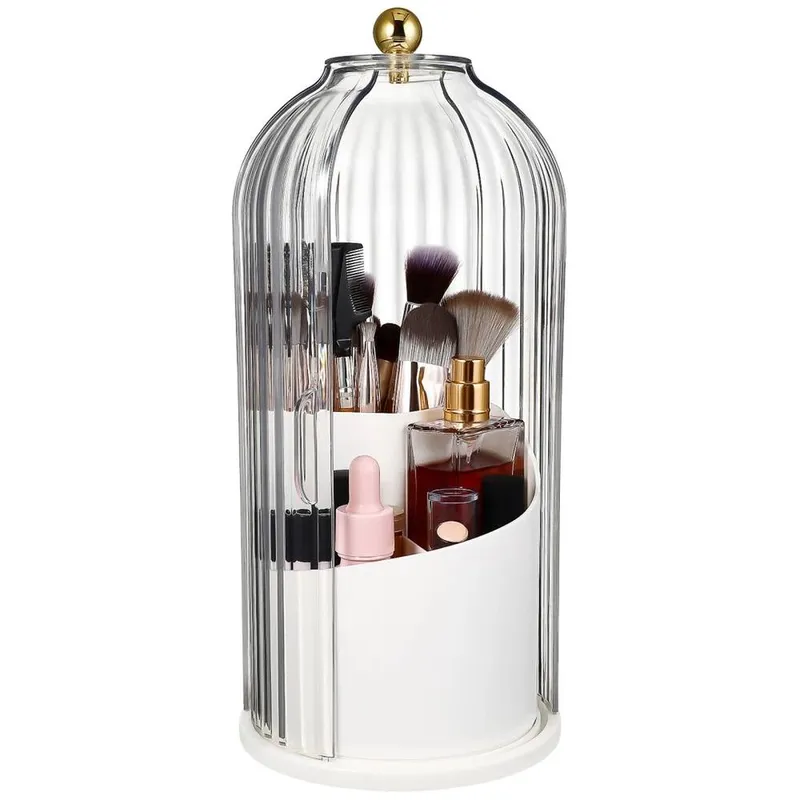 Spetlek Acrylic Makeup Organiser Brush Holder in Clear Clear