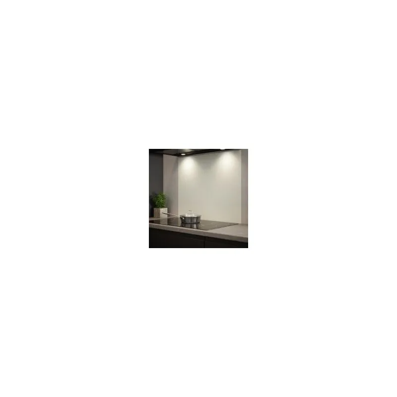Matt White Glass Kitchen Splashback 900mm x 750mm