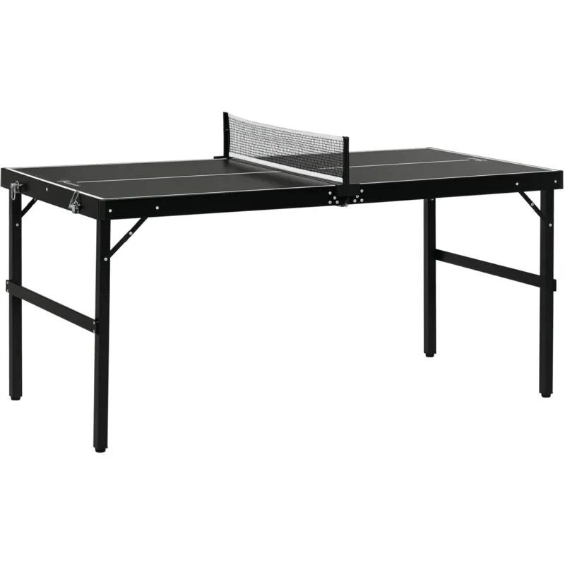 Sportnow 5ft Mini Table Tennis Table, Folding Ping Pong Table
